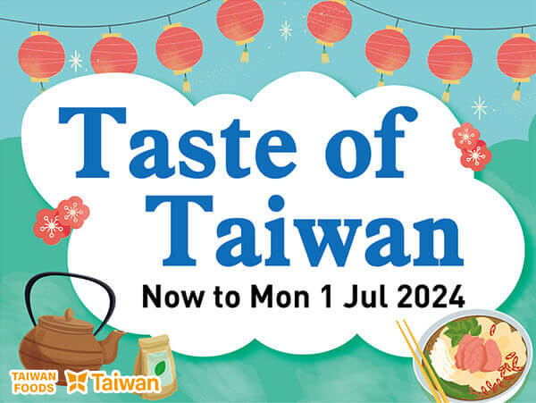 Renowned Brands at Taiwan Food Fair, in Singapore Department Store